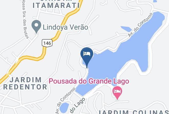 Lindoia - Pousada Mirante Do Lago Maps
