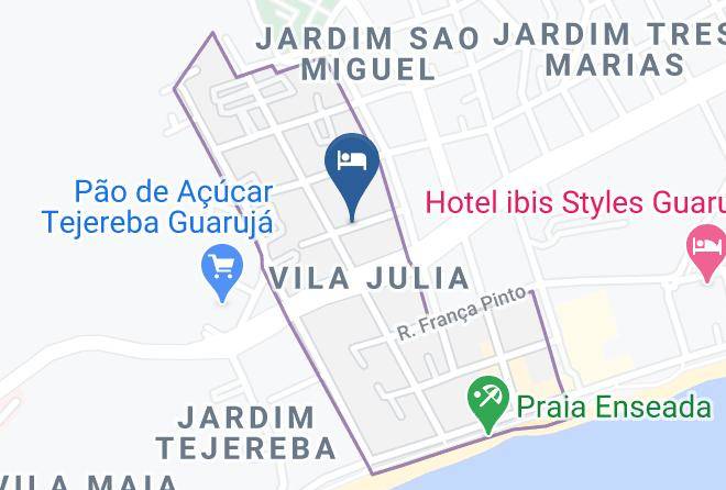 Guaruja - Pousada Mirante Guaruja Maps