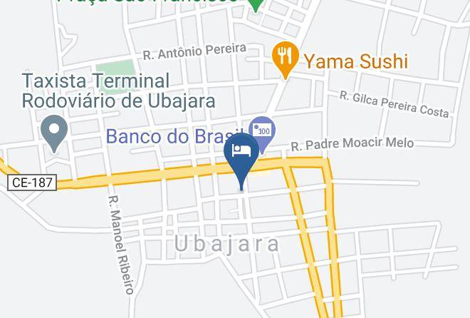 Ubajara - Pousada Miraserra Ubajara Ceara Maps