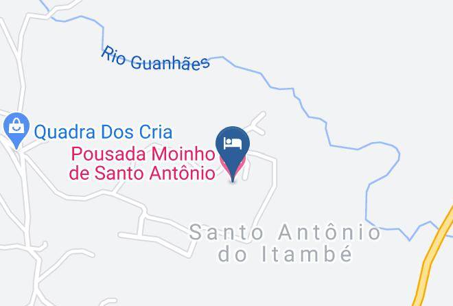 Santo Antonio Do Itambe - Pousada Moinho De Santo Antonio Maps