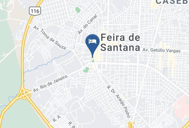 Feira De Santana - Pousada Monsenhor Maps