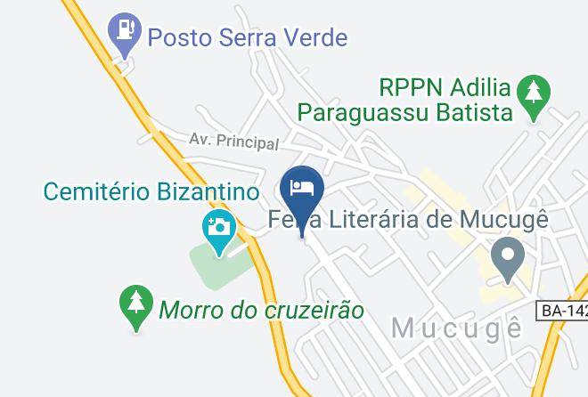Mucuge - Pousada Monte Azul Maps