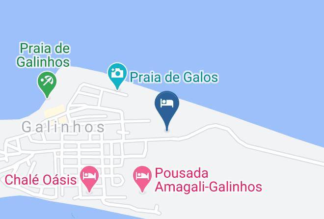 Galinhos - Pousada Monte Carlos Maps