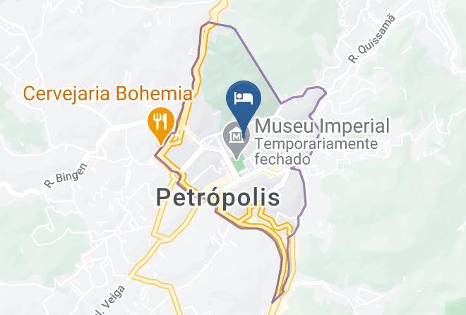 Petropolis - Pousada Monte Imperial Maps