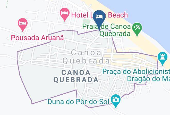 Aracati - Pousada Morena Moleca Maps