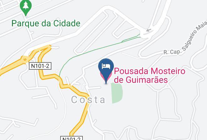 Guimaraes - Pousada Mosteiro De Guimaraes Maps