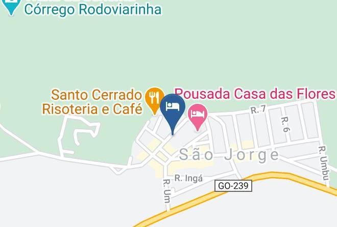 Alto Paraiso De Goias - Pousada Mundo Dha Lua Maps