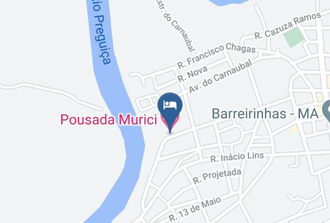 Barreirinhas - Pousada Murici Maps