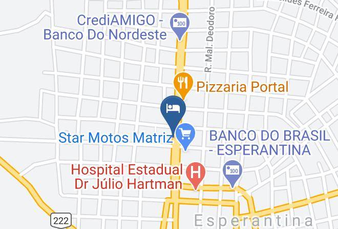 Esperantina - Pousada M&w Maps