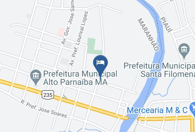 Alto Parnaiba - Pousada Nascente Do Parnaiba Maps