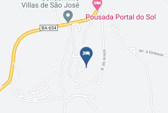 Itacare - Pousada Natureza Viva Maps