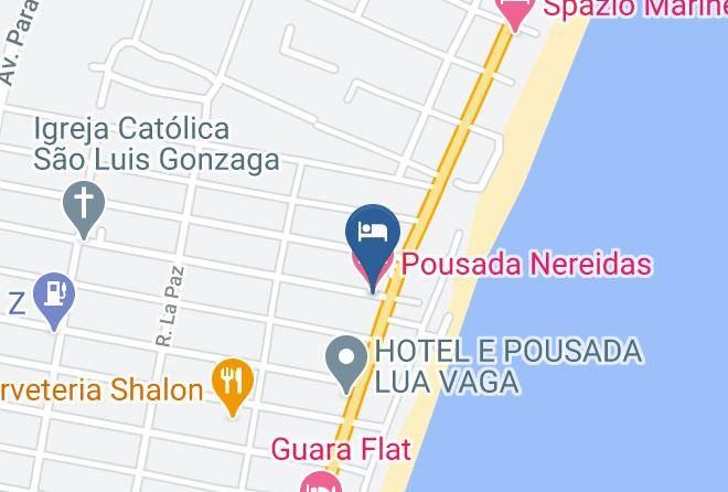 Guaratuba - Pousada Nereidas Maps