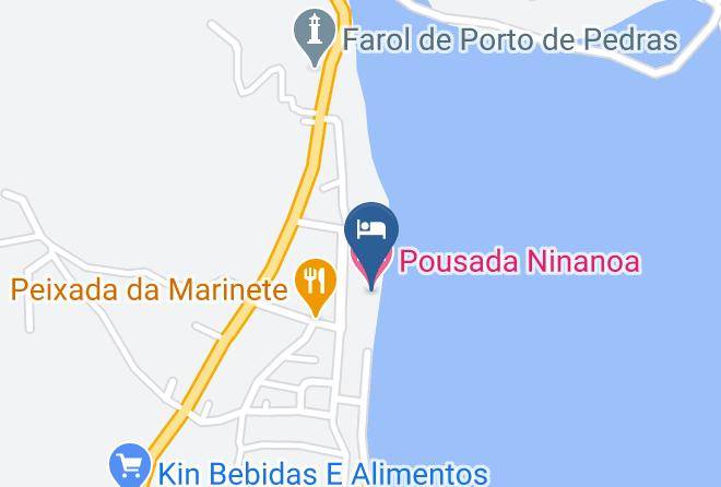 Porto De Pedras - Pousada Ninanoa Maps