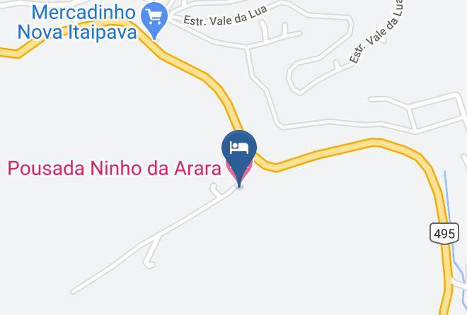 Petropolis - Pousada Ninho Da Arara Maps