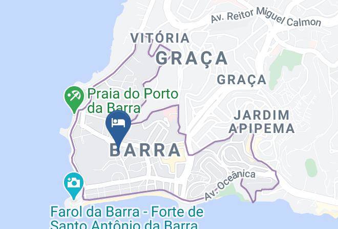 Salvador - Pousada Mar E Cia Maps