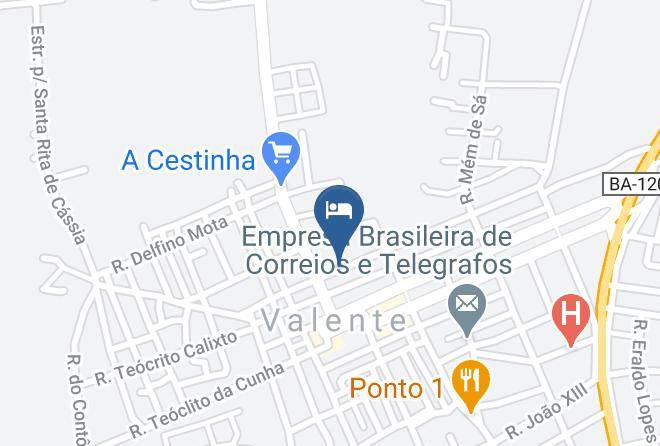 Valente - Pousada Nobre Em Valente Ba Maps