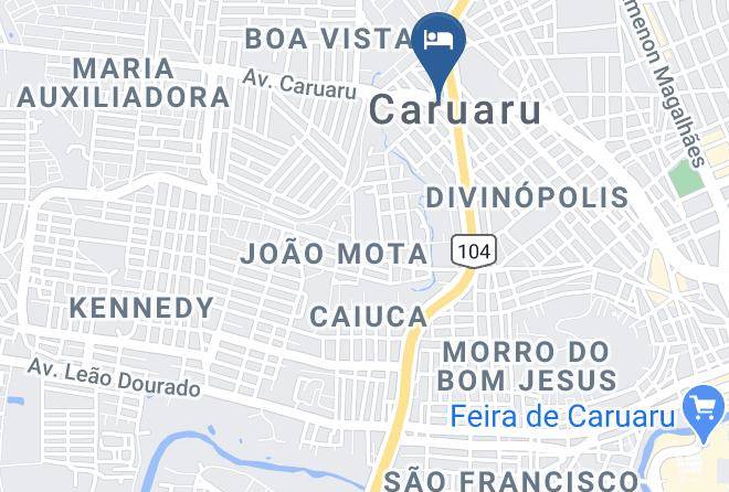 Caruaru - Pousada Noretur 24h Maps