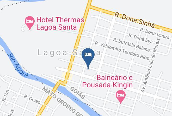 Lagoa Santa - Pousada Nossa Senhora De Aparecida Maps