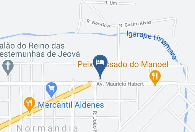 Normandia - Pousada Nossa Senhora De Nazare Maps