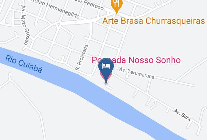 Acorizal - Pousada Nosso Sonho Maps