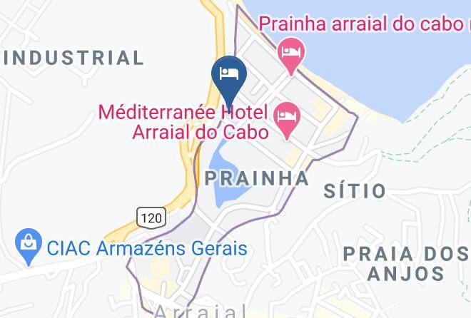 Arraial Do Cabo - Pousada Nova Agarca Maps