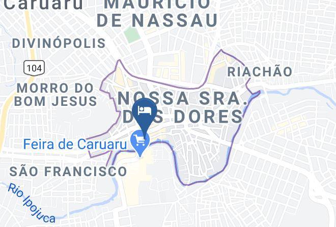 Caruaru - Pousada Novo Lar Maps