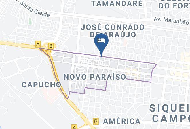Aracaju - Pousada Novo Paraiso Maps