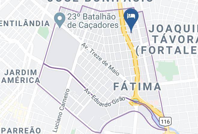 Fortaleza - Pousada Ns Fatima Maps