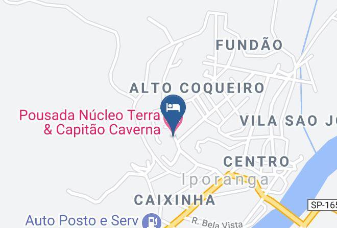 Iporanga - Pousada Nucleo Terra & Capitao Caverna Maps