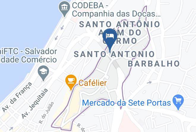 Salvador - Pousada O Arqueiro Maps