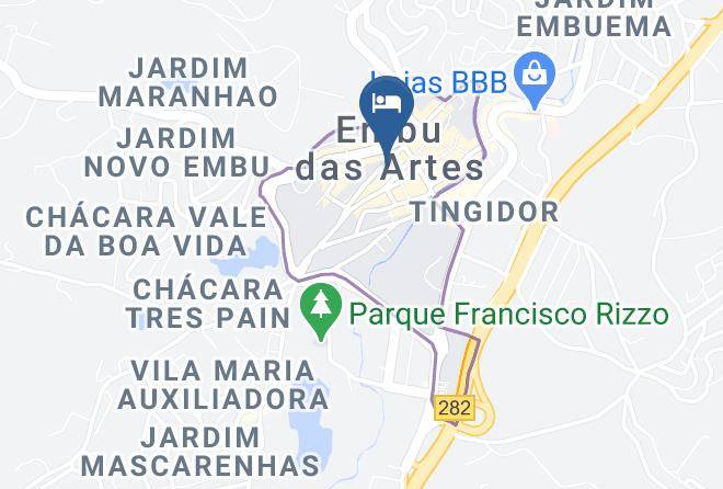 Embu - Pousada O Garimpo Maps