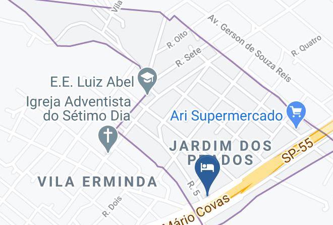 Peruibe - Pousada O Grande Eu Sou Maps