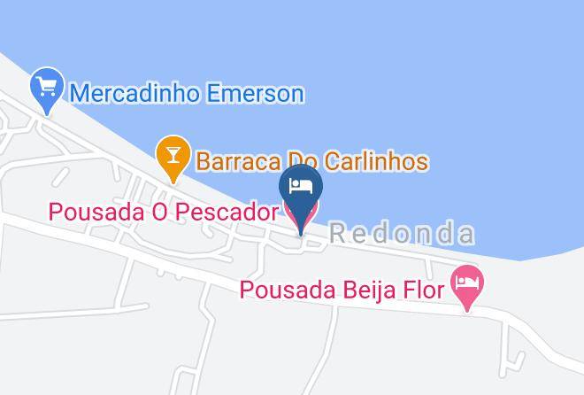 Icapui - Pousada O Pescador Maps