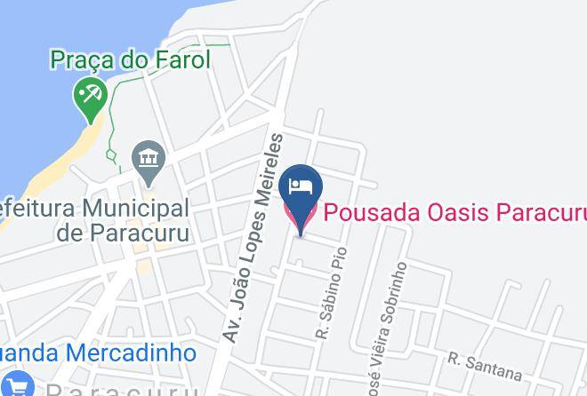 Paracuru - Pousada Oasis Paracuru Maps
