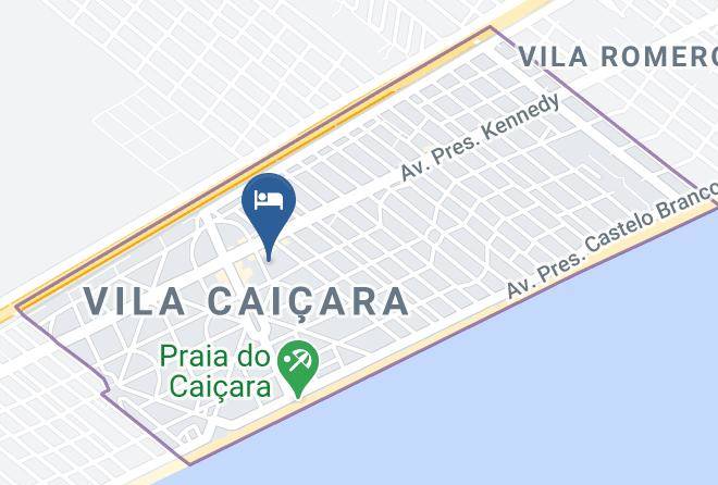 Praia Grande - Pousada Olga Maps