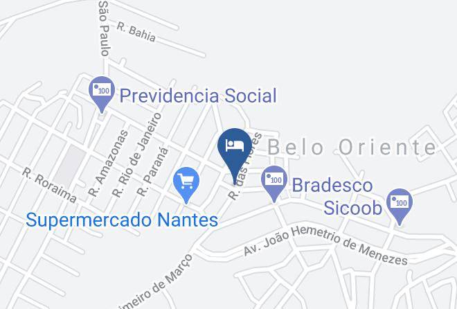 Belo Oriente - Pousada Belo Oriente Maps