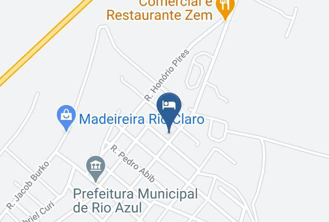 Rio Azul - Pousada Orquideas Maps