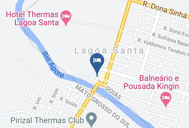 Lagoa Santa - Pousada Pai & Filho Maps