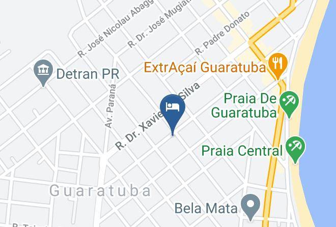 Guaratuba - Pousada Paineiras Maps