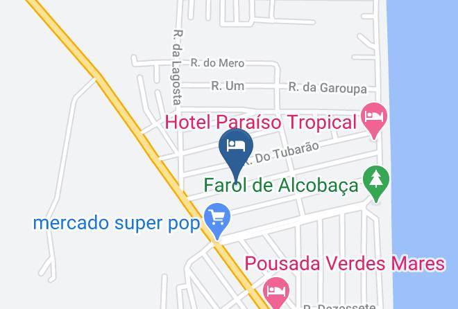 Alcobaca - Pousada Paixao Alcobaca Ba Maps
