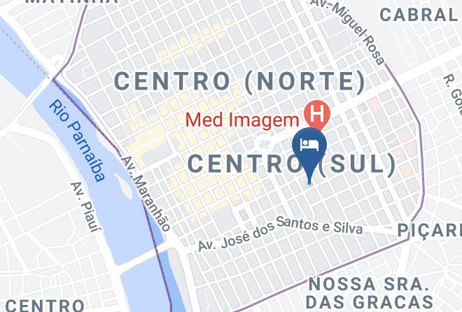 Teresina - Pousada Paizinha Maps