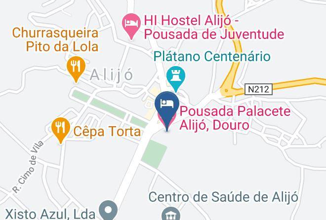 Alijo - Pousada Palacete Alijo Douro Maps