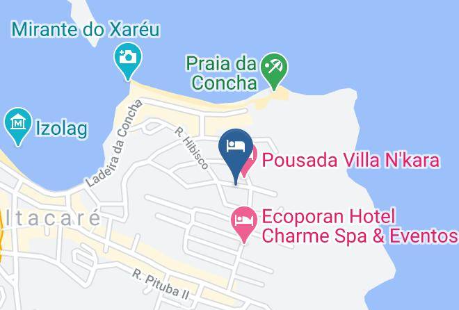Itacare - Pousada Nova Papa Terra Nova Administracao Maps