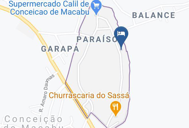 Conceicao De Macabu - Pousada Paradise Maps
