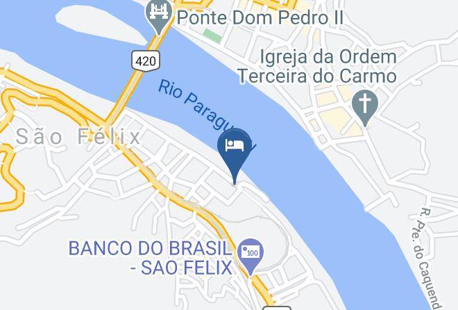 Sao Felix - Pousada Paraguassu Maps