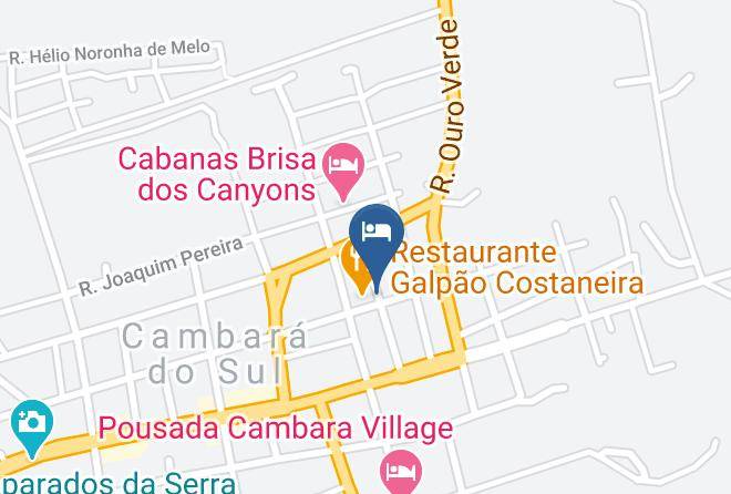 Cambara Do Sul - Pousada Candieiro Maps