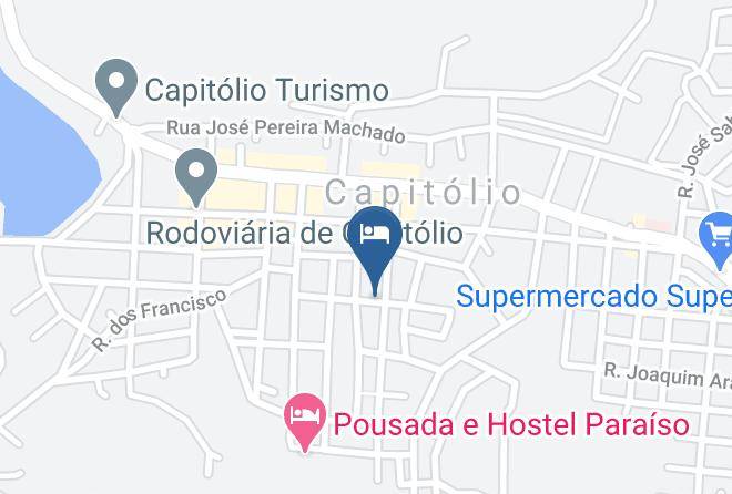 Capitolio - Pousada Paraiso Das Aguas Capitolio Maps