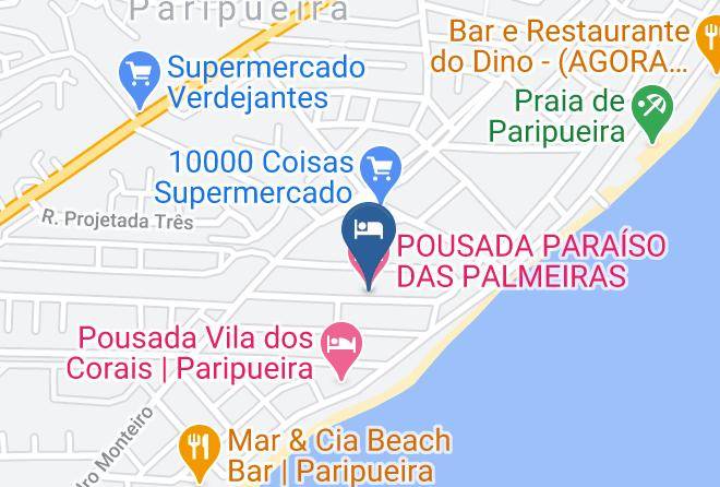 Paripueira - Pousada Paraiso Das Palmeiras Maps