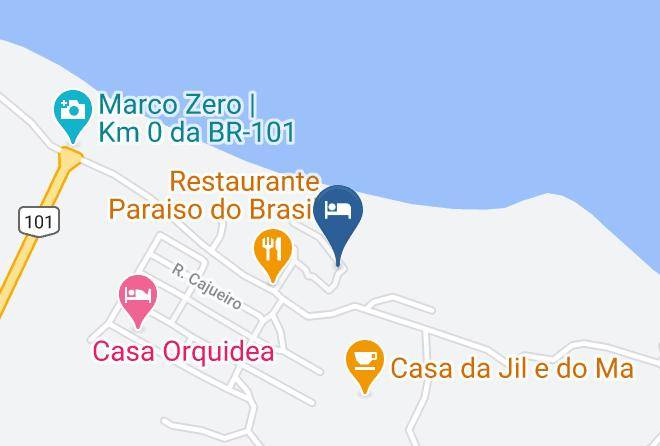Touros - Pousada Paraiso Do Brasil Maps