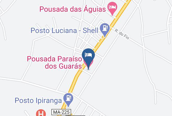 Barreirinhas - Pousada Paraiso Dos Guaras Maps